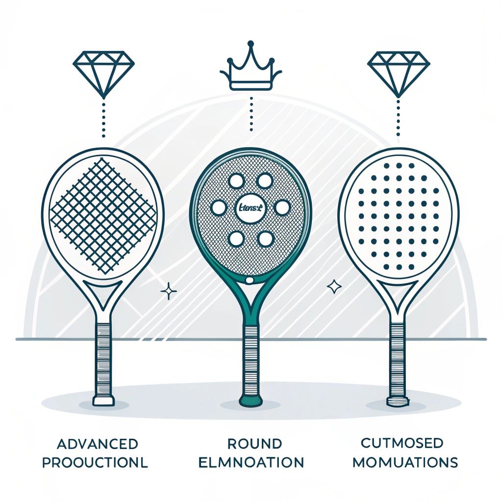 Three Types Padel Rackets A Guide to Padel Rackets - NEX Padel