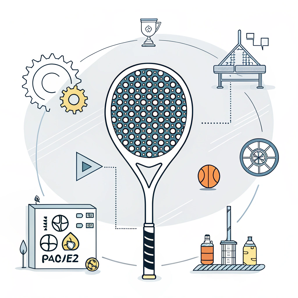 Minimalist art depicting carbon fiber textures with abstract production elements