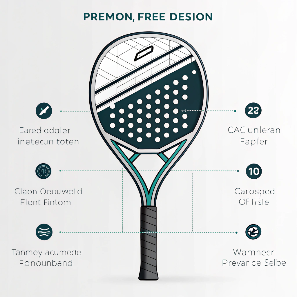 Custom Brand Carbon Fiber Padel Rackets - NEX Padel