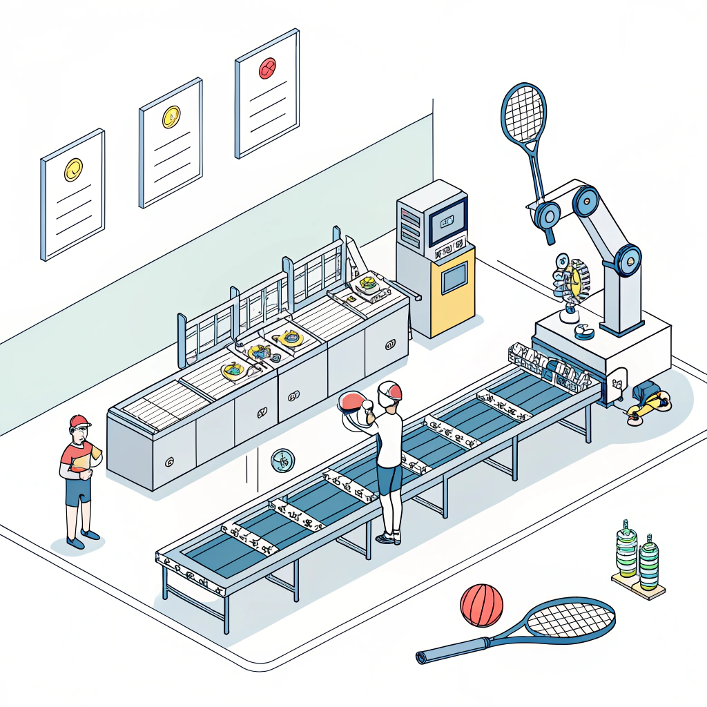 Minimalist depiction of agile digital integration in padel production.