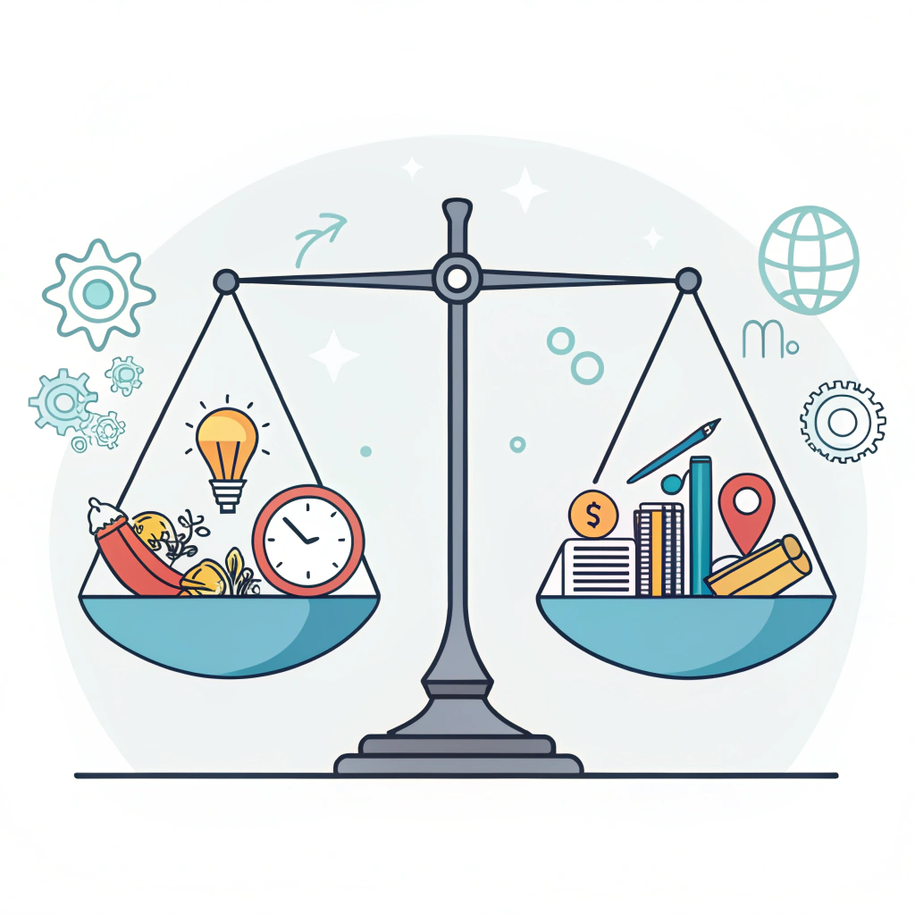 Minimalist artwork combining technical padel elements with storytelling icons in balanced composition.