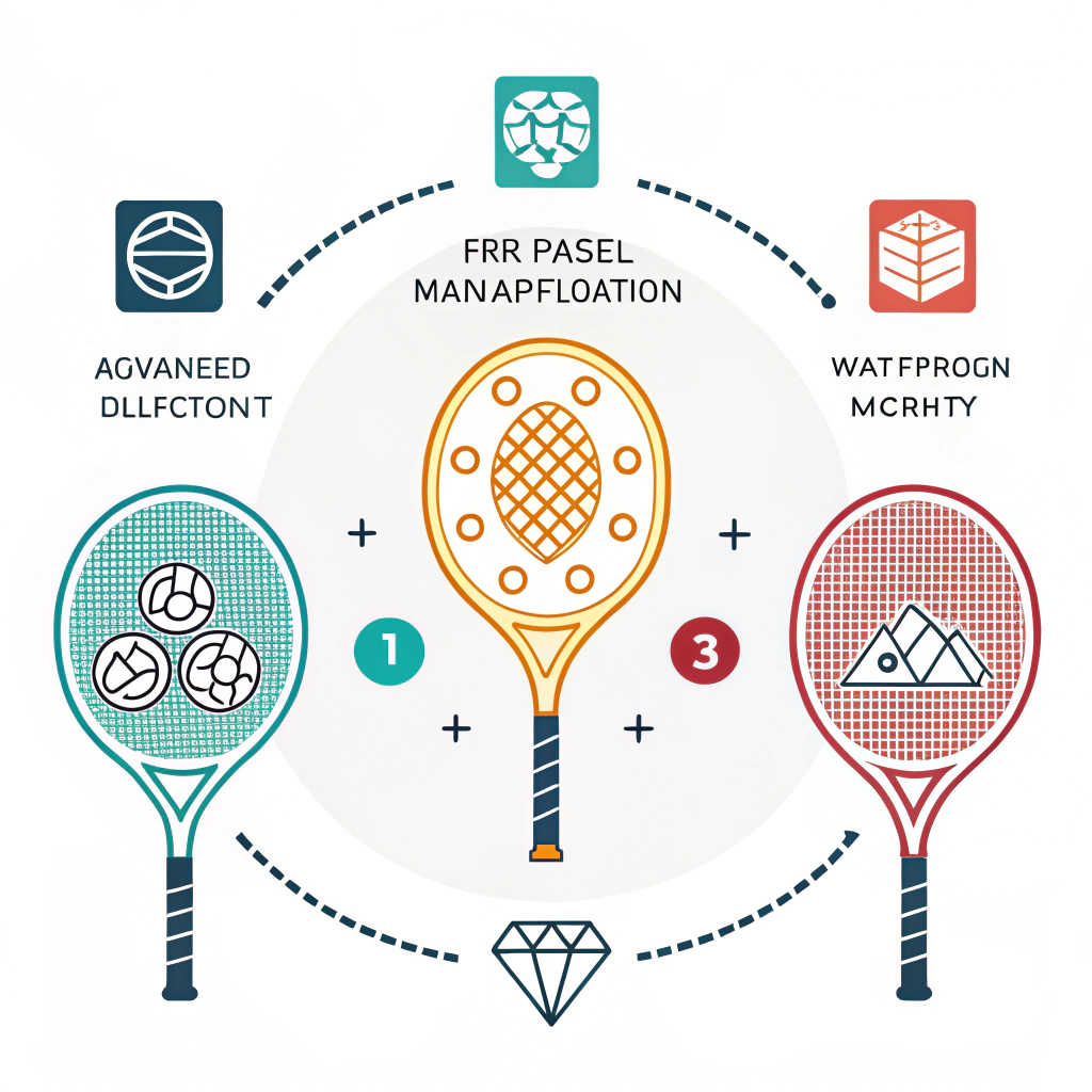 Padel Rackets High Resolution High Quality Padel Racket From Source Factory - NEX Padel
