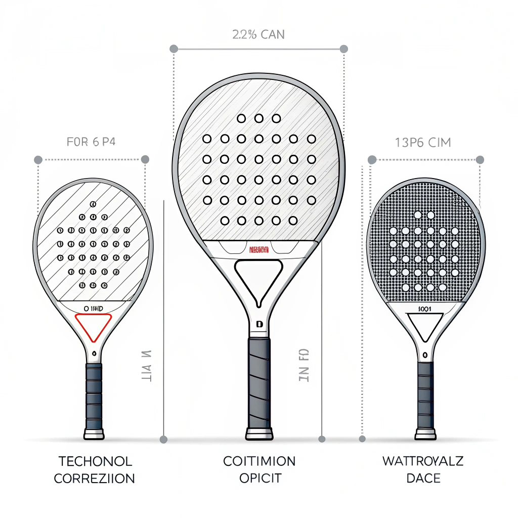 2D minimalist padel racket grip illustration emphasizing ergonomic precision and customizable design